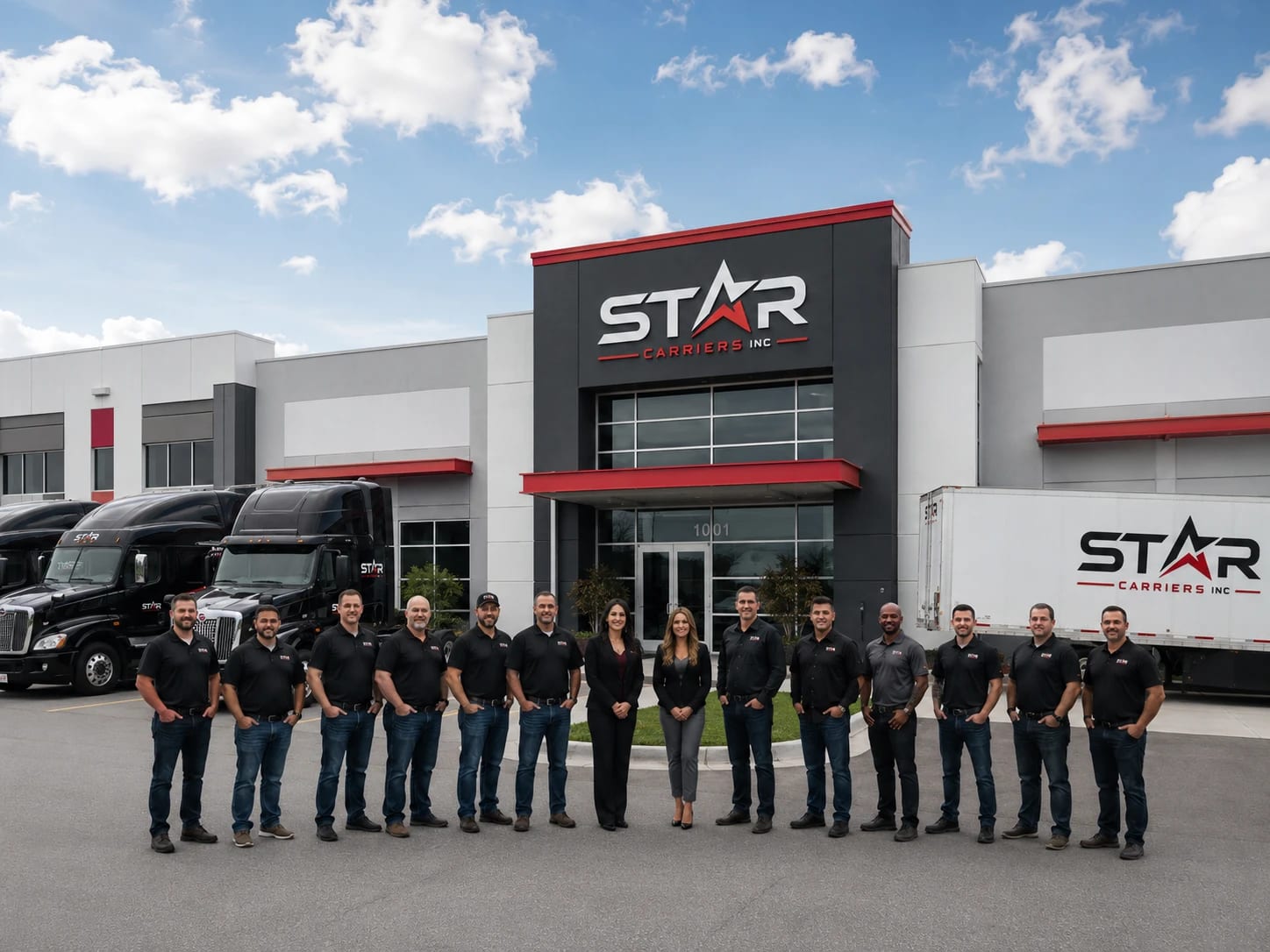 Freightliner & Volvo fleet · Star Carriers Inc